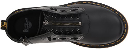 Dr. Martens Women's 1460 Pascal FRNT Zip Nappa Mid Calf Boot, Black, 6