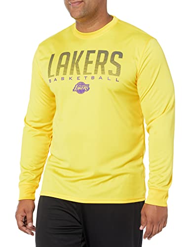Ultra Game -NBA Men's Active Long Sleeve Pullover T-Shirt Large