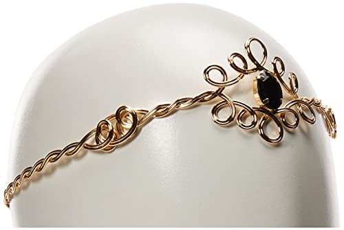 Forum Novelties Women's Medieval Crown Headpiece Costume Accessory, Gold, One Size