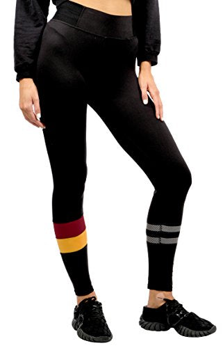 Ultra Game NBA Cleveland Cavaliers Womens Leggings Perimeter Fitness Sport Yoga Pants, Black, Large