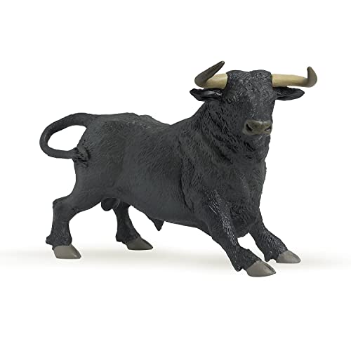 Papo -Hand-Painted - Figurine -Farmyard Friends -Andalusian bull -51050 - Collectible - For Children - Suitable for Boys and Girls - From 3 years old