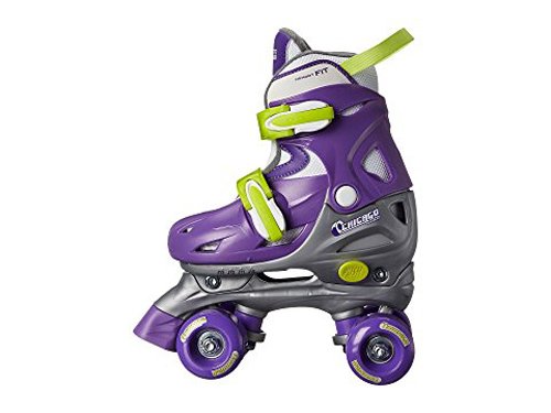 Chicago Skates Kids Adjustable Quad Roller Skates - Purple - Medium (CRS210MD)