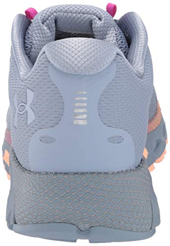 Under Armour womens Hovr Infinite 3 Running Shoe, Washed Blue (400 Playful Peach, 6.5 US