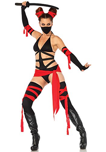 Leg Avenue womens Adult Sized Costumes, Black/Red, Small US