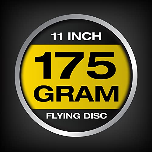 Kan Jam 175g Ultimate Disc Frisbee, Yellow Diving Player Design