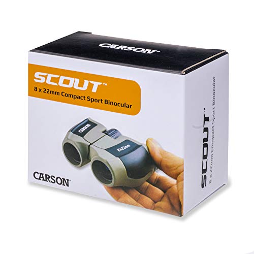 Carson 8x22mm Scout Compact Binocular (JD-822)