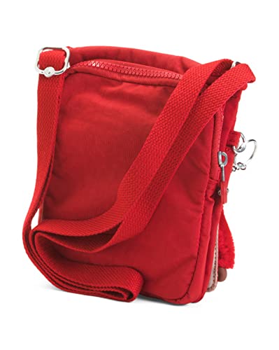 Kipling Women's New Eldorado Minibag, Lightweight Crossbody, Nylon Travel Bag, Cherry