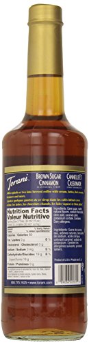Torani Brown Sugar Cinnamon Syrup, 750 ml