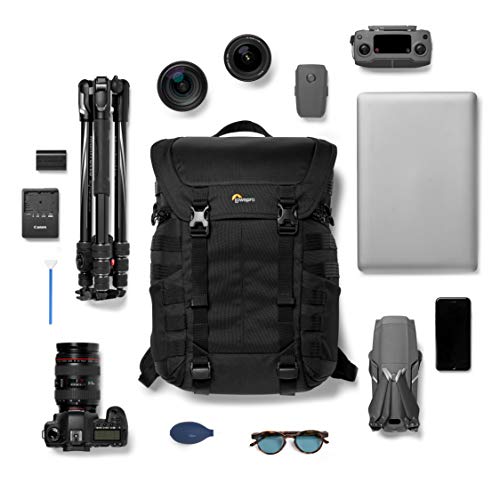 Lowepro ProTactic BP 300 AW II Mirrorless and DSLR Backpack - with QuickShelf Divider System - Camera Gear to Personal belongings - for Mirrorless Like Sony Apha9 - LP37265-PWW