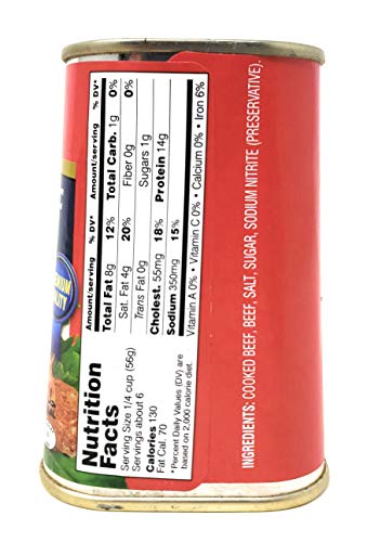 Grace Corned Beef Reduced Sodium (4 Pack, Total of 48oz)