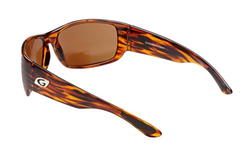 Guideline Eyegear Wake Polarized Bifocal Sunglass with Freestone Brown Lens, Shiny Tiger Tortoise Frame (+2.00)