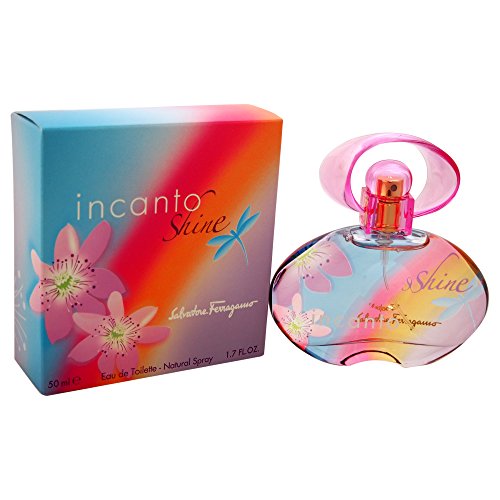 Salvatore Ferragamo Incanto Shine Women Eau De Toilette Spray, 1.7 Ounce