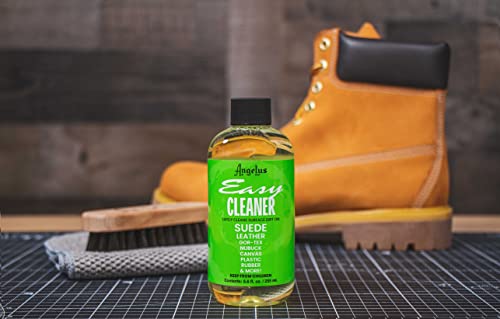 Angelus Shoe Cleaner Kit - Easy Cleaner Kit For Sneakers - Safe on all Fabrics- Made in USA- 8oz