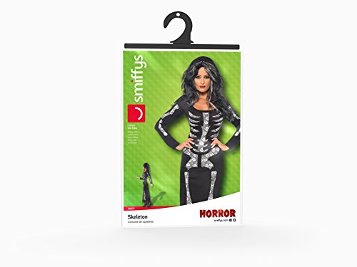 Smiffys - 38873 - Halloween Ladies Skeleton Costume - X1- US SIze 18 / 20