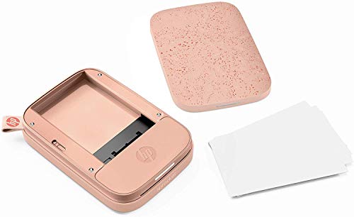 HP Sprocket Portable 2x3' Instant Photo Printer (Blush) Print Pictures on Zink Sticky-Backed Paper from your iOS and Android Device.