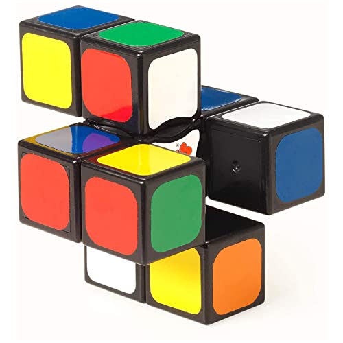 Rubik's Edge, 3x3x1 Cube for Beginners Single Layer Puzzle Retro Educational Brain Teaser Travel Fidget Toy, for Adults and Kids Ages 8 and up