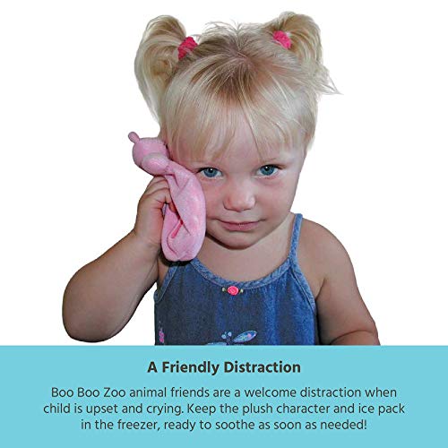 J.L. Childress BooBooZoo First Aid Cool Pack for Babies, Toddlers and Kids, Soothes Aches, Bumps and Bruises, Non-Toxic, Flexible When Frozen, Reusable, Penguin