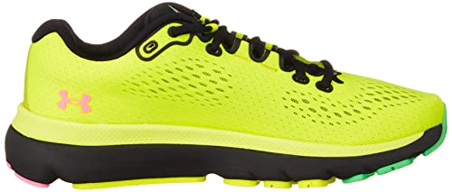 Under Armour Men's HOVR Infinite 4 Running Shoe Sneaker, (302) Yellow Ray/Black/Black, 11.5