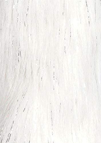 Leg Avenue Faux Fur Lorax Legwarmers for Women, White/Silver, One Size