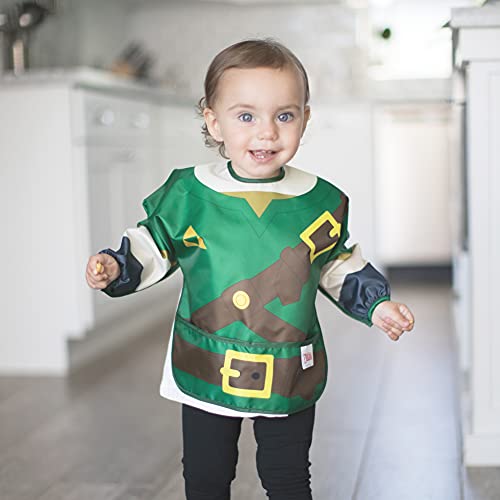 Bumkins Sleeved Bib Nintendo Baby/ Toddler/Smock, Waterproof, Washable, Stain and Odor Resistant, 6-24 Months, Zelda