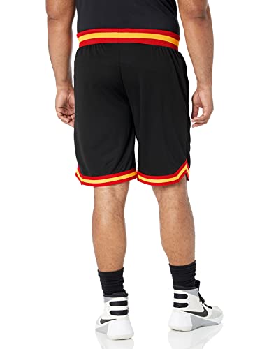 Ultra Game NBA Miami Heat Mens Woven Basketball Shorts, Team Color, Large
