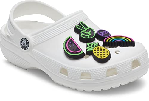 Jibbitz 5-Pack Peace and Love Shoe Charms for Crocs, LED Fun, Small