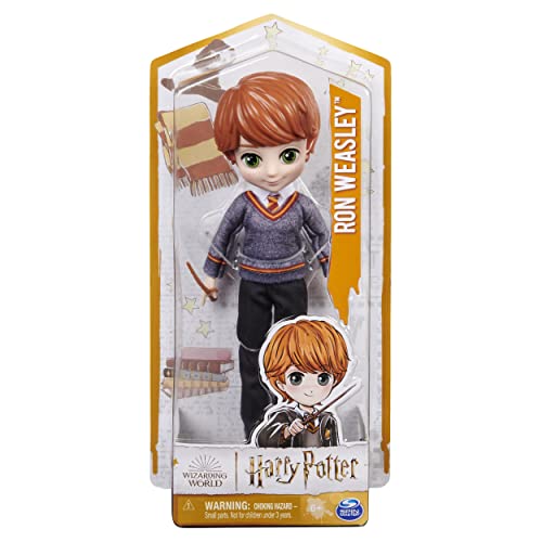 Wizarding World Harry Potter, 8-inch Ron Weasley Doll, Kids Toys for Girls and Boys Ages 6 and up