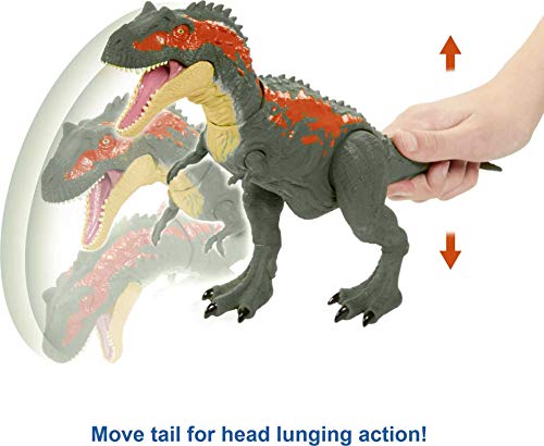 Jurassic World Toys Camp Cretaceous Massive Biters Albertosaurus Dinosaur Action Figure, Toy Gift with Strike and Chomping Motion