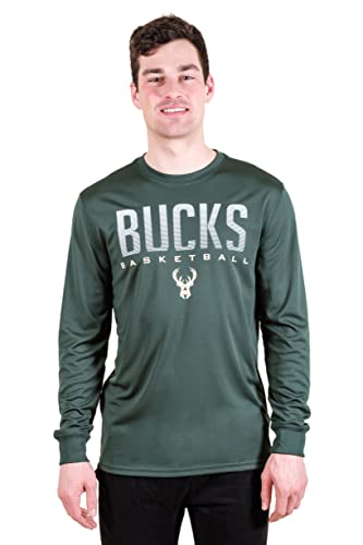 Ultra Game -NBA Men's Active Long Sleeve Pullover T-Shirt