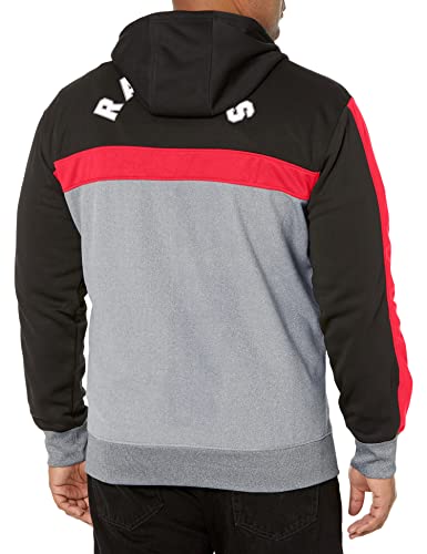 Ultra Game NBA Toronto Raptors Mens Soft Fleece Full Zip Jacket Hoodie, Team Color, Small