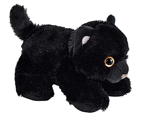 Wild Republic Black Cat Plush, Stuffed Animal, Plush Toy, Gifts for Kids, Hug’Ems 7'