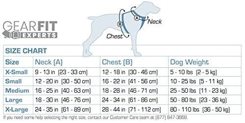 Kurgo Dog Harness for Large, Medium, and Active Dogs, Pet Hiking Harness for Running and Walking, Everyday Harnesses for Pets, Reflective, Journey Air (Black, Small)