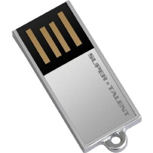 Super Talent Pico-C 8 GB USB 2.0 Flash Drive STU8GPCS (Silver)