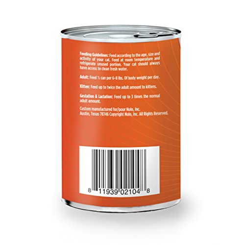 Nulo Freestyle Cat and Kitten Wet Pate Canned Cat Food, Premium All Natural Grain-Free, with 5 High Animal-Based Proteins and Vitamins to Support a Healthy Immune System and Lifestyle(Pack of 12)