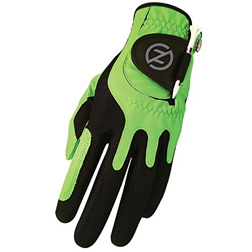 Zero Friction Men's Golf Gloves, Right Hand, One Size, Lime Green