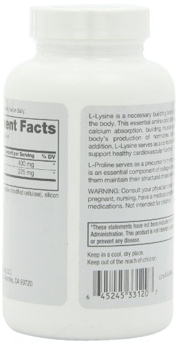 Roex Vitamins | L-Lysine | L-Proline | Muscle Maintenance and Recovery | Healthy Joints | Nutritional-Supplement | 120 Count