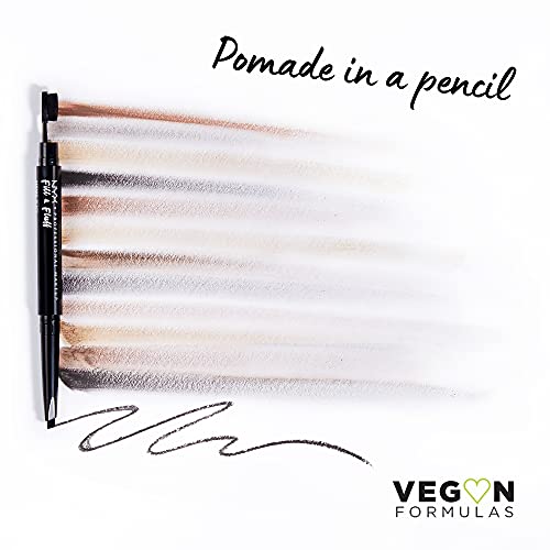 NYX PROFESSIONAL MAKEUP Fill and Fluff Eyebrow Pomade Pencil, Chocolate