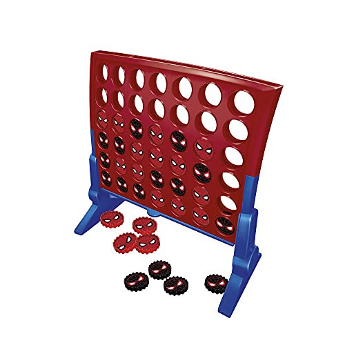 Connect 4: Marvel Spider-Man Edition, Connect 4 Gameplay, Strategy Game for 2 Players, Fun Board Game for Kids Ages 6 and Up (Amazon Exclusive)