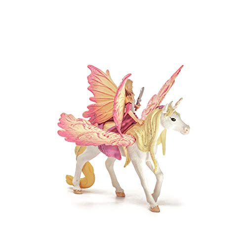 Schleich bayala, 3-Piece Playset, Unicorn Toys for Girls and Boys 5-12 years old, Fairy Feya with Pegasus Unicorn
