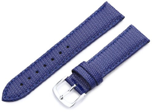 Hadley-Roma 12mm 'Women's' Leather Watch Strap, Color:Blue (Model: LSL725RM 120)