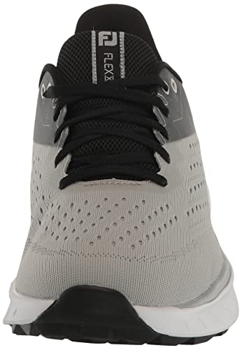 7.5 FootJoy Men's Fj Flex Xp Golf Shoe, Grey/Charcoal