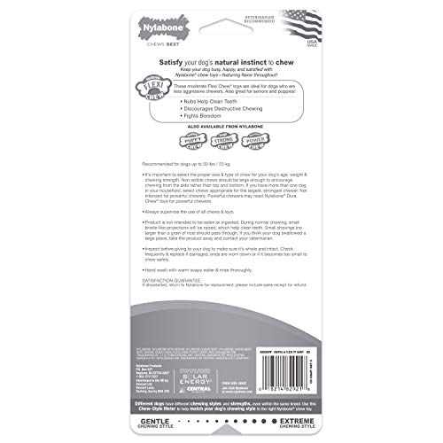 Nylabone Dental Chew and Flexi Bone Combo Pack Dog Chew Toys Chicken Large/Giant (1 Count)