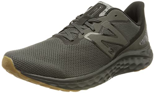New Balance Men's Fresh Foam Arishi V4 Running Shoe, Blacktop/Gum, 9.5