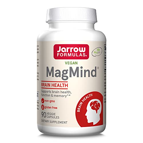 Jarrow Formulas MagMind - Includes Magnesium L-Threonate (Magtein) - Supports Brain Health and Function - 90 Capsules - 30 Servings (PACKAGING MAY VARY)