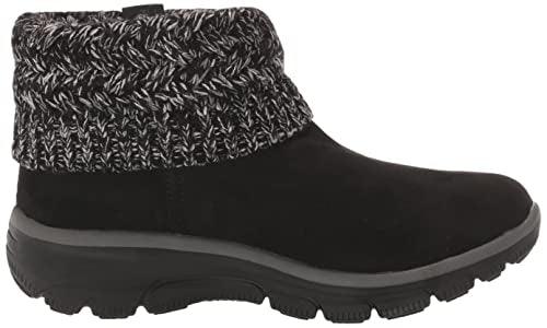 Skechers Women's Easy Going-Cozy Weather Ankle Boot, Black, 9