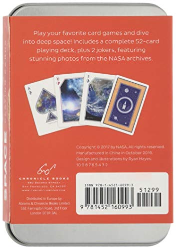 Space Playing Cards: Featuring Photos from the Archives of NASA (Premium Playing Cards, Cool Poker Cards, NASA Gifts),0 - 99 Years