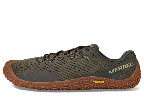 Merrell Men's Vapor Glove 6 Sneaker, Olive, 7.5