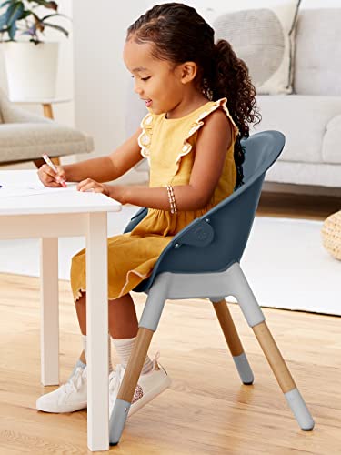 Skip Hop Baby High Chair 4 in 1 Convertible High Chair, EON, Slate Blue