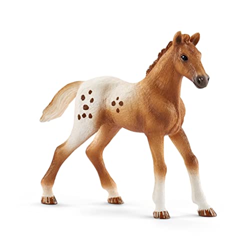 Schleich Horse Club, Horse Toys for Girls and Boys, Lisa's Tournament Training Horse Set with Appaloosa Horse Toys, 17 Pieces, Ages 5+
