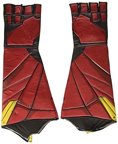 Rubie's mens Justice League Flash Gloves Costume Accessory, As Shown, One Size US
